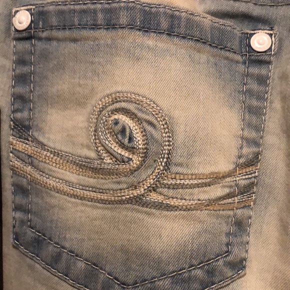 Seven7 jeans. Light denim wash. Size 14 slim boot. - Picture 3 of 5